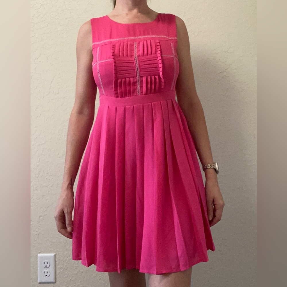 Pink A-line Dress